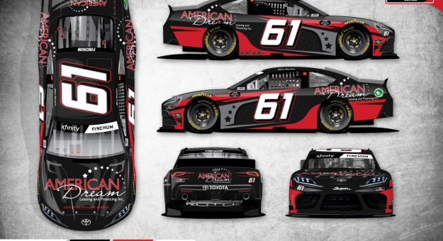 American Dream Leasing and Financing sponsoring Chad Finchum at Martinsville