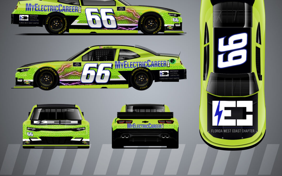 Independent Electrical Contractors Florida Is Ready to Build a New Tradition with their NASCAR Sponsorship of JJ Yeley
