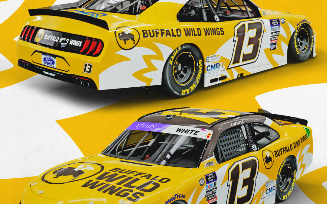 Jason White's Buffalo Wild Wings car for Talladega